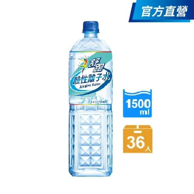 【舒跑】鹼性離子水1500mlx3箱(共36入;官方直營)
