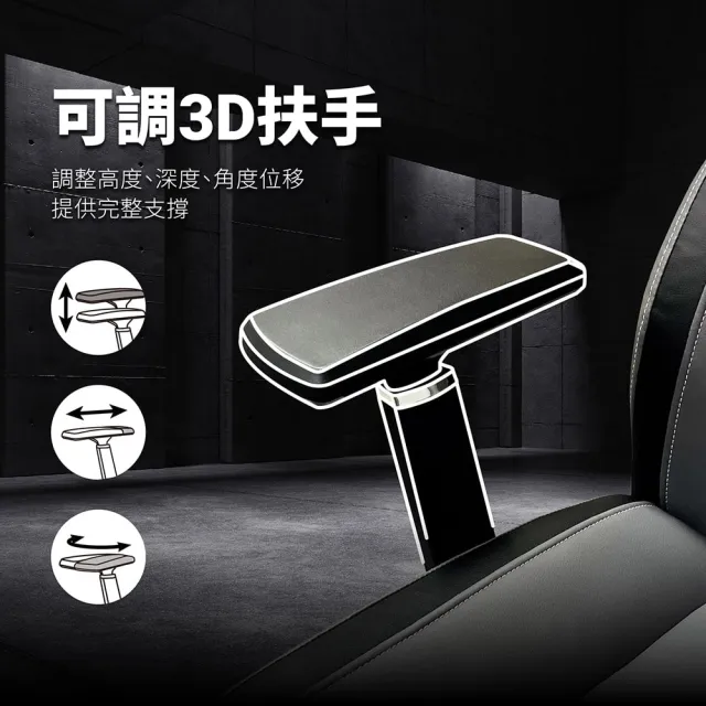 【PC Park】PG-301 電競椅 3D人體工學椅 本島免費宅配不組裝 電腦椅(電腦椅 承重180公斤)