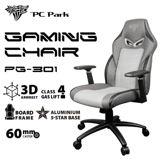 【PC Park】PG-301 電競椅 3D人體工學椅 本島免費宅配不組裝 電腦椅(電腦椅 承重180公斤)