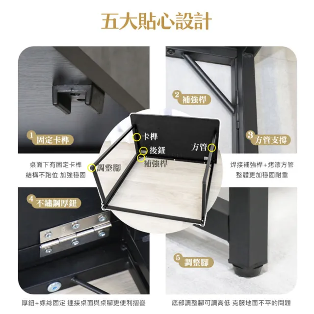 【居家cheaper】免組裝秒收摺疊桌80x46x75cm(露營桌/餐桌/書桌/電腦桌/拜拜桌/機能桌/摺疊邊桌/工作桌)