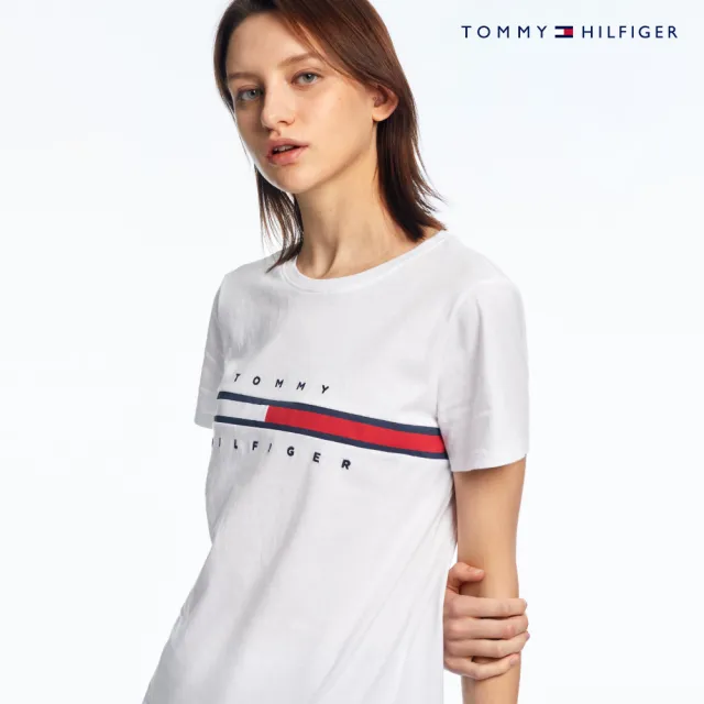 【TOMMY HILFIGER】官方旗艦館 W TINA MADISON T 恤_白色