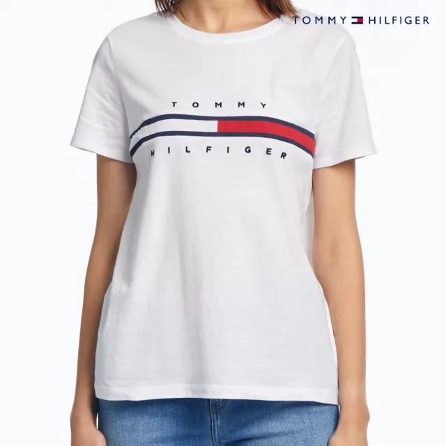 【TOMMY HILFIGER】官方旗艦館 W TINA MADISON T 恤_白色