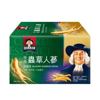 【QUAKER 桂格】冬蟲夏草養氣人參60ml×6入×1盒(共6入)