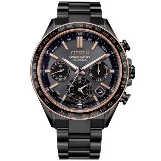 【CITIZEN 星辰】ATTESA 超級鈦金屬 GPS衛星對時腕錶/44.6mm(CC4074-61W)