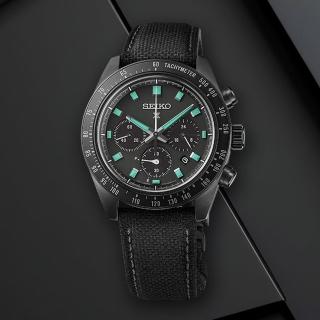 【SEIKO 精工】Prospex SPEEDTIMER 黑潮夜視 太陽能計時手錶 開學禮 送禮 推薦(SSC923P1/V192-0AH0C)