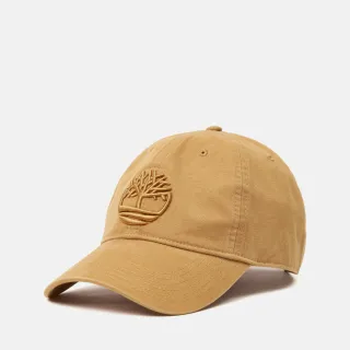 【Timberland 官方旗艦】中性小麥色刺繡LOGO棒球帽(A66BA231)