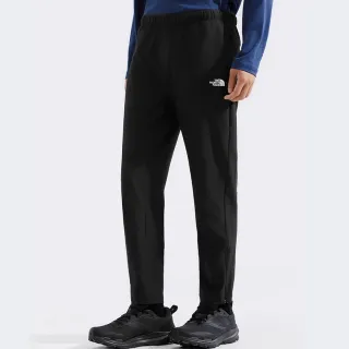 【The North Face 官方旗艦】北面男款黑色DWR防潑水戶外徒步褲｜87VXJK3(抗UV)