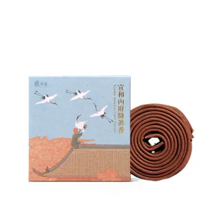 【原木香】官方直營 宣和內府降真微盤香 1盒(2小時盤香 24環 緬甸小葉降真 無助燃劑 不燙手 純天然 原木磨 