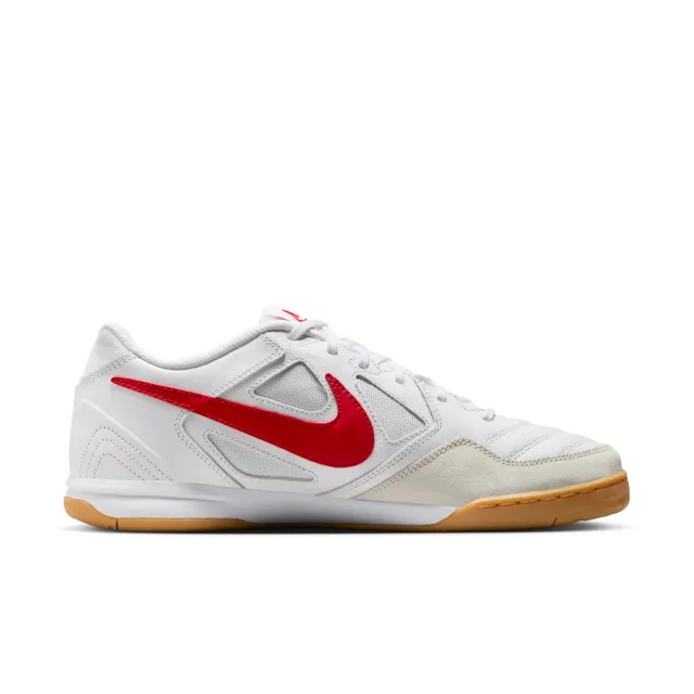 【NIKE 耐吉】GATO 白紅色 室內足球鞋 休閒穿搭 男女款(HQ6019-102)