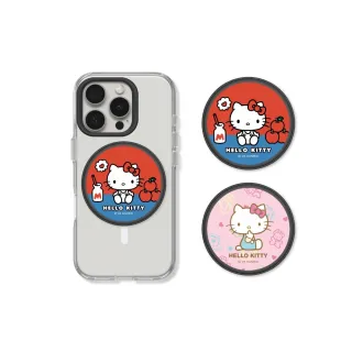 【RHINOSHIELD 犀牛盾】GRIP O MagSafe兼容磁吸輕巧手機支架∣固架∣立架(Hello Kitty)