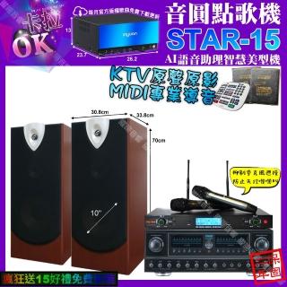 【音圓】STAR-15+FNSD FN-818NR+ENSING ESP-503+YAKO AD-300U(卡拉OK組合/音響設備)
