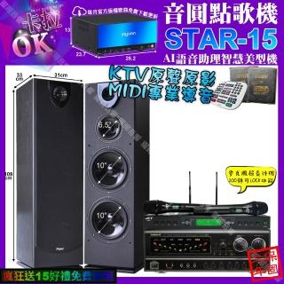 【音圓】STAR-15+NaGaSaKi BB-1+Pianor PA-983+JCT J-9953(卡拉OK組合/音響設備)