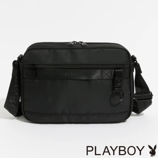 【PLAYBOY】斜背包  Chase系列(黑色)
