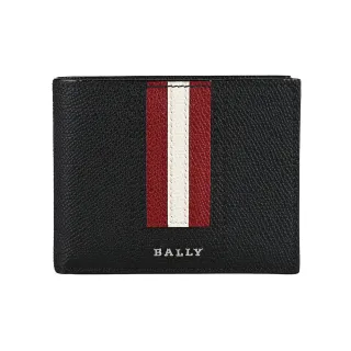 【BALLY】BALLY TVEYE對開式多功能短夾(黑)