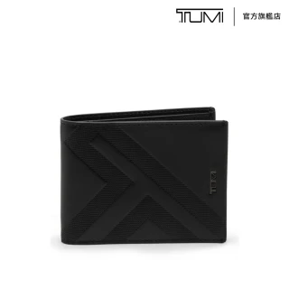 【TUMI】NASSAU SLG 環球雙層短夾 - 黑色(TUMI 官方旗艦店)