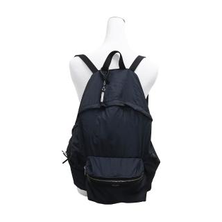 【YSL】YSL SAINT LAURENT拉鍊後揹包(黑)