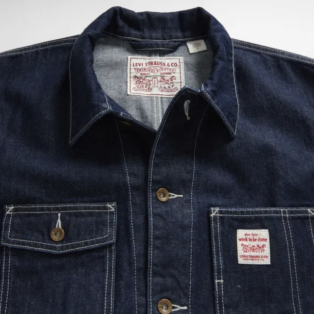 【LEVIS】Workwear 工裝系列 Berkley 牛仔工作外套 / 原色 男生上衣 熱賣單品 003B0-0000