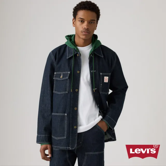【LEVIS】Workwear 工裝系列 Berkley 牛仔工作外套 / 原色 男生上衣 熱賣單品 003B0-0000