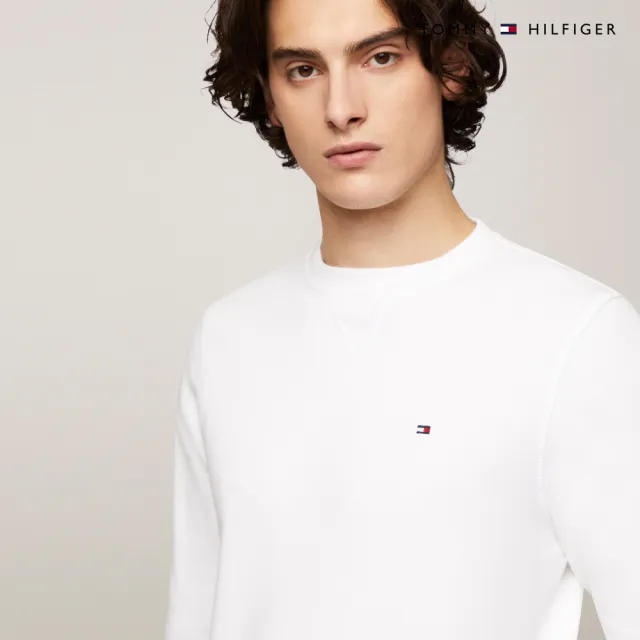 【TOMMY HILFIGER】官方旗艦館 基本款圓領衛衣 _裸色
