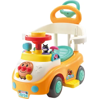 【ANPANMAN 麵包超人】官方商店 麵包超人 三段變身趣味推式防側翻學步車