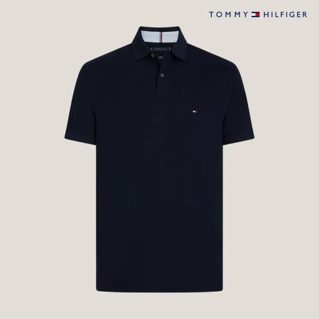 【TOMMY HILFIGER】官方旗艦館 彈力標準版型 Polo 衫_藍色