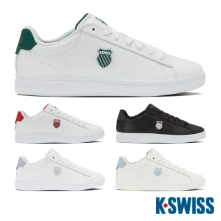 【K-SWISS】時尚運動鞋 小白鞋 Court Shield II 男女-多款任選(快倉限定)