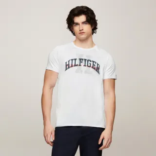 【TOMMY HILFIGER】官方旗艦館 Frederick Hilfiger印花T恤_白色