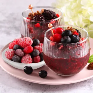 【蔬果邸家】綜合野生莓果200克x10盒(藍莓+覆盆莓+蔓越莓)