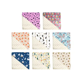 【Anna&Eve】美國 嬰幼兒安撫舒眠蓋毯 78x98cm(純棉款/多款可選/被毯/安撫巾/毯子/寶寶毯/豆毯)