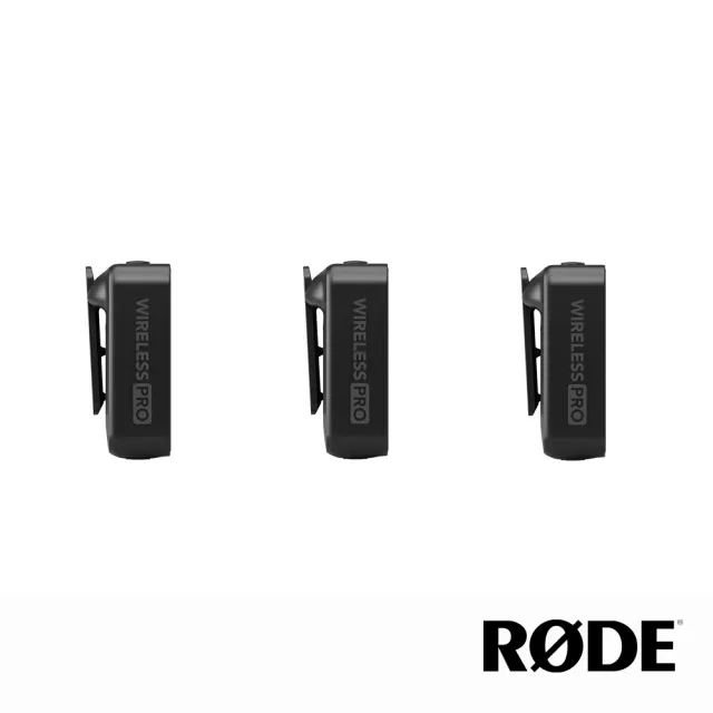 【RODE】WIRELESS PRO 一對二無線麥克風 專業版(公司貨-再送BASEUS快充數據線)