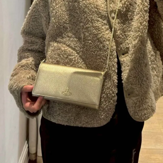 【Vivienne Westwood】WOC 斜背 富貴金/富貴藍(贈原廠紙袋紙盒/七夕情人節)
