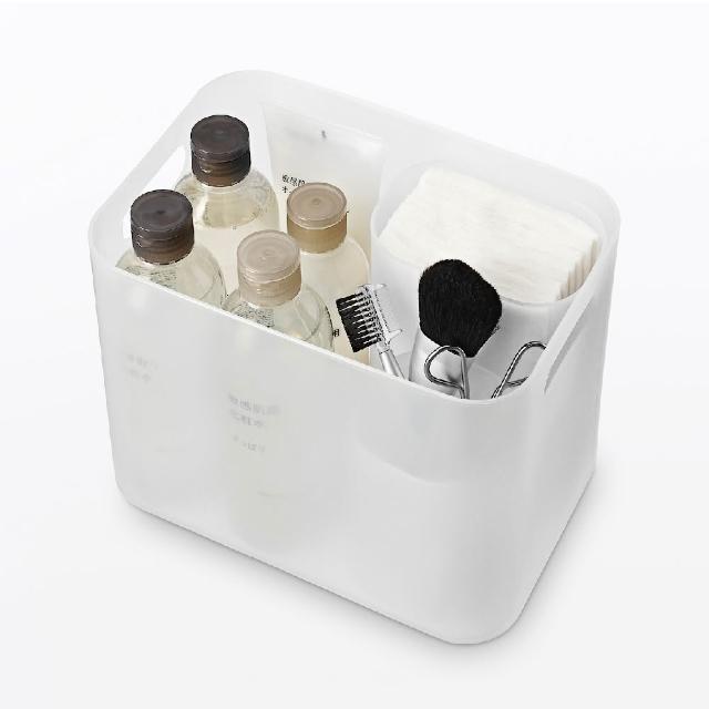 【MUJI 無印良品】含有再生聚丙烯化妝盒 約150x220x169mm