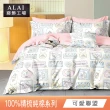 【ALAI 寢飾工場】台灣製100%精梳純棉被套床包組(單人/雙人/加大 均一價 多款任選  200織純棉)