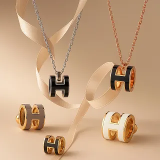 【Hermes 愛馬仕】celine Mini Pop H 凱旋門 項鍊 耳環 皮帶(時尚潮流單品)