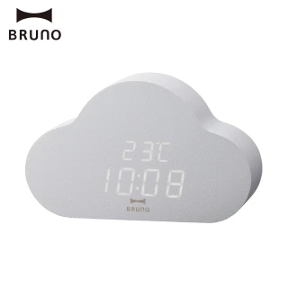 【BRUNO】BRUNO文青雲朵鐘(LED 顯示時間、日期、溫度)