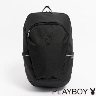 【PLAYBOY】後背包 Mission系列(黑色)