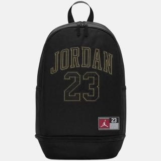 【NIKE 耐吉】JORDAN喬丹Jersey經典黑金雙肩包後背包多功能大空間15吋筆電包平板包學生包(JD2443007AD001)