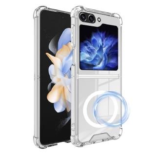 【ACE CASE】Samsung Galaxy Z Flip7 磁吸透明PC硬背板+矽膠軟框手機殼 保護殼 保護套(防摔)