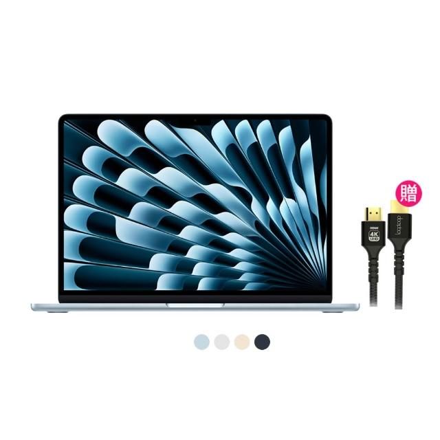 【Apple】4K HDMI傳輸線★MacBook Air 13.6吋 M4 晶片 10核心CPU 8核心GPU 16G 256G SSD