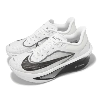 【NIKE 耐吉】競速跑鞋 Zoom Fly 6 男鞋 白 黑 碳板 回彈 路跑 運動鞋(FN8454-100)