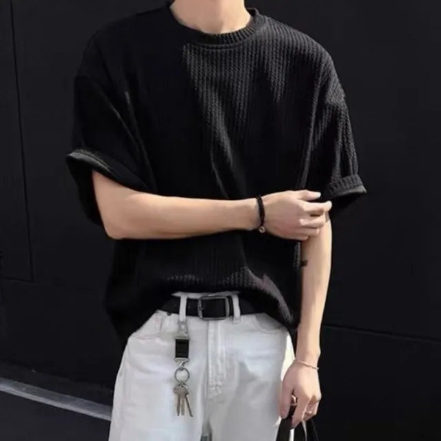 【AMERO】男裝 女裝 短袖圓領T恤(男裝 女裝 短袖圓領T恤 紋理 抗皺 寬鬆)