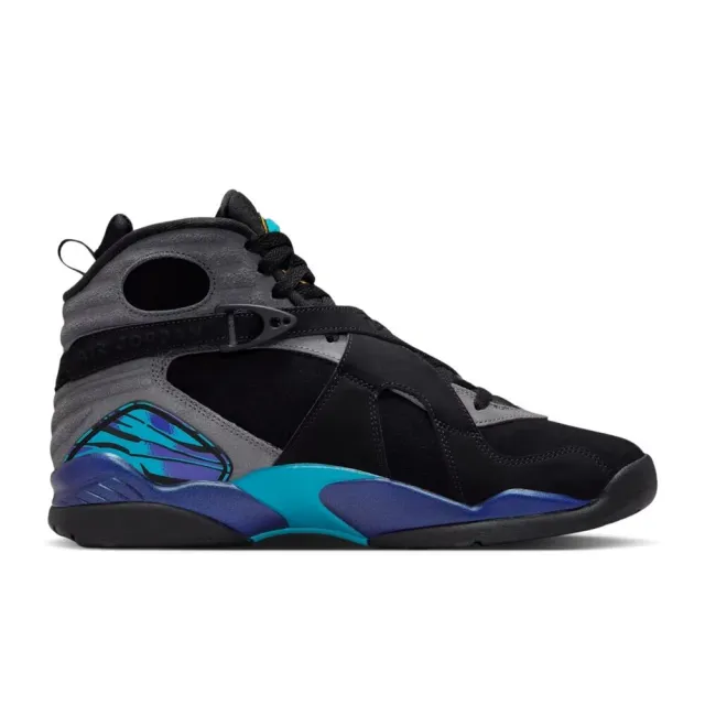 【NIKE 耐吉】Air Jordan 8 Retro 2025 Aqua 藍紫黑 籃球鞋 復刻 緩震 運動鞋 男鞋 305381-006