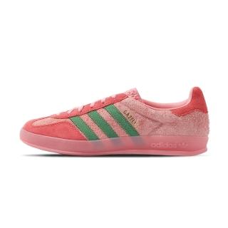 【adidas 愛迪達】Gazelle Indoor 女鞋 粉綠色 運動 經典 麂皮 復古 膠底 愛迪達 休閒鞋 IG6782