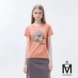 【MYVEGA 麥雪爾】MA涼感冰瓷棉彈性夏日印花上衣-多款任選(日系/女上衣/涼感/短袖/冰瓷棉)