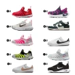 【NIKE 耐吉】童鞋 運動鞋 休閒鞋 慢跑鞋 阿甘鞋 毛毛蟲鞋 男女 中童 大童 黑白紅 多款(FV3650-081&)