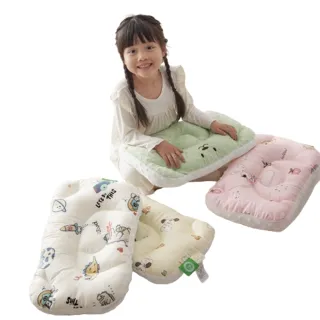 【Annette】60s長絨棉抗菌可水洗造型兒童安撫枕頭(買一送一)