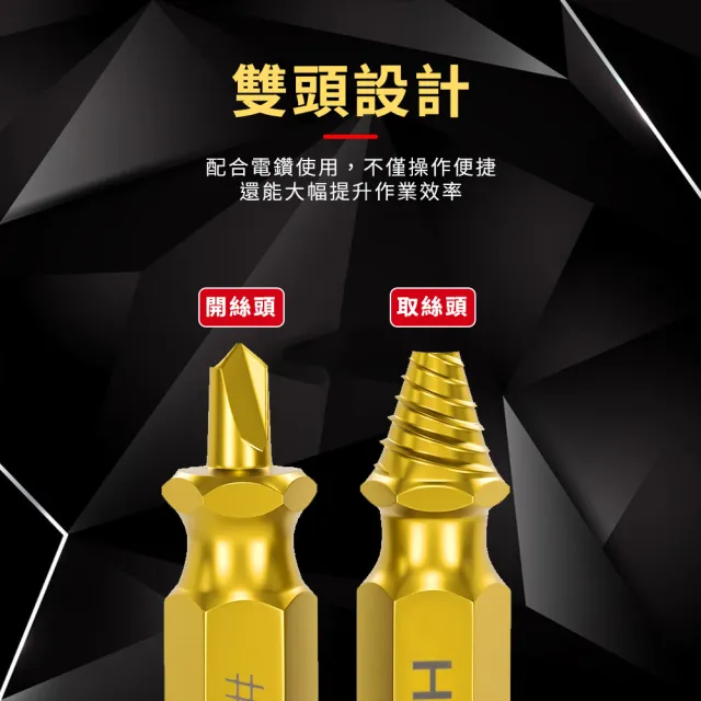 【MASTER】螺絲取出器 水管退牙器 崩牙提取器 十字螺絲取出器 斷絲取出器 618-SO10(崩牙救星 取絲器)