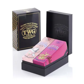 【TWG Tea】時尚茶罐雙入禮盒組 紐約早餐茶100g+紳士伯爵茶100g(紅茶)
