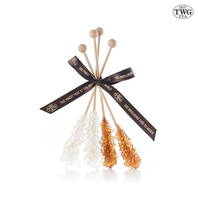 【TWG Tea】純棉茶包2入禮物組(1837紅茶+盛夏緋紅/手工純棉茶包+茶糖棒)