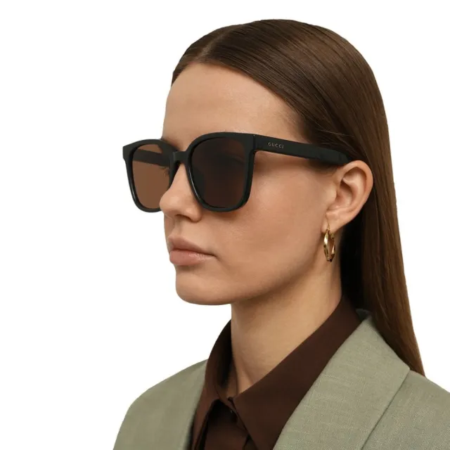 【GUCCI 古馳】中性經典膠框LOGO抗UV太陽眼鏡組合(GG1346SK、GG1339SK 多款任選)